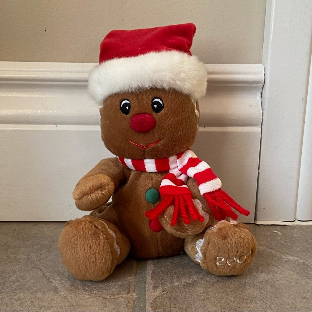 Sears 2004 Christmas plush “Ginger Bell” gingerbread man